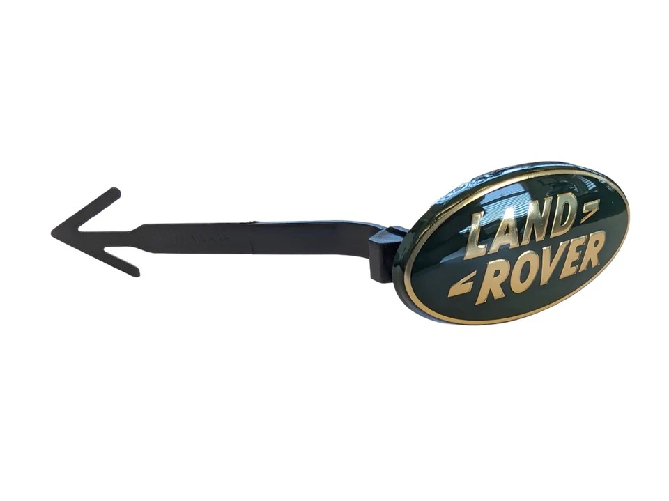 Land Rover Defender Green and Gold Badge - Image 3