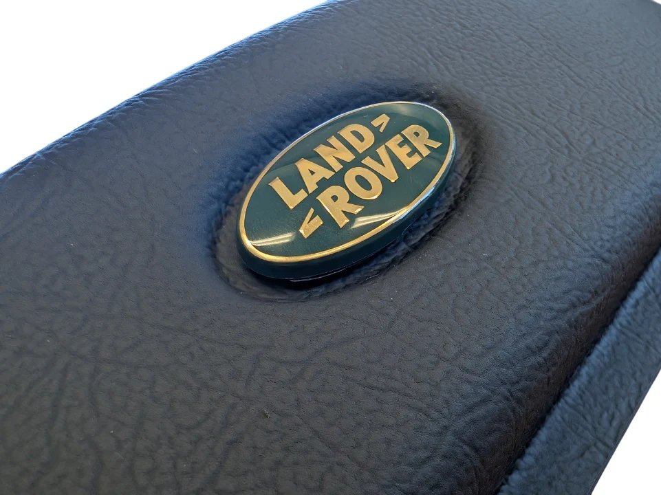 Land Rover Defender Green and Gold Badge - Image 4